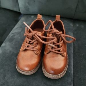 🍁2 for $15🍁 EEUC Carter's Spencer Toddler Boys Slip-On Dress Shoes Brown Sz 5